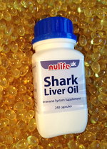 Shark Liver Oil capsules